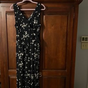 Crop length jumpsuit